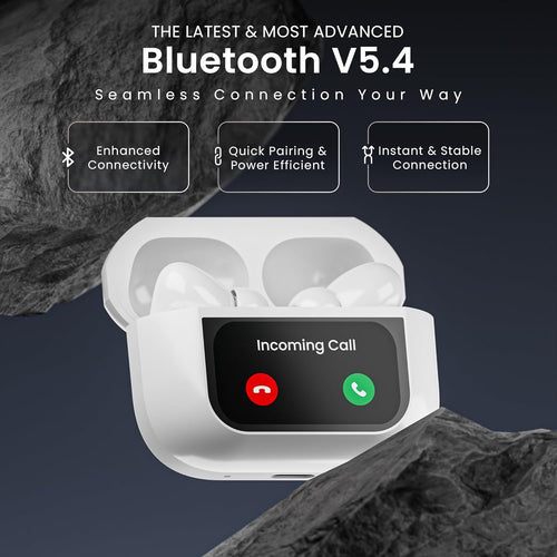 A9 Pro Earbuds Anc/enc Dauble Dark Tuch Screen Display Noise Reduction Wireless Earbuds For Android And Ios/airpods
